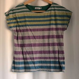 Vintage Johnnie B Striped Tween Shirt / Tee, Girls 11-12